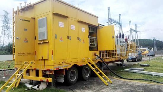 Sottostazione mobile del trasformatore 145KV